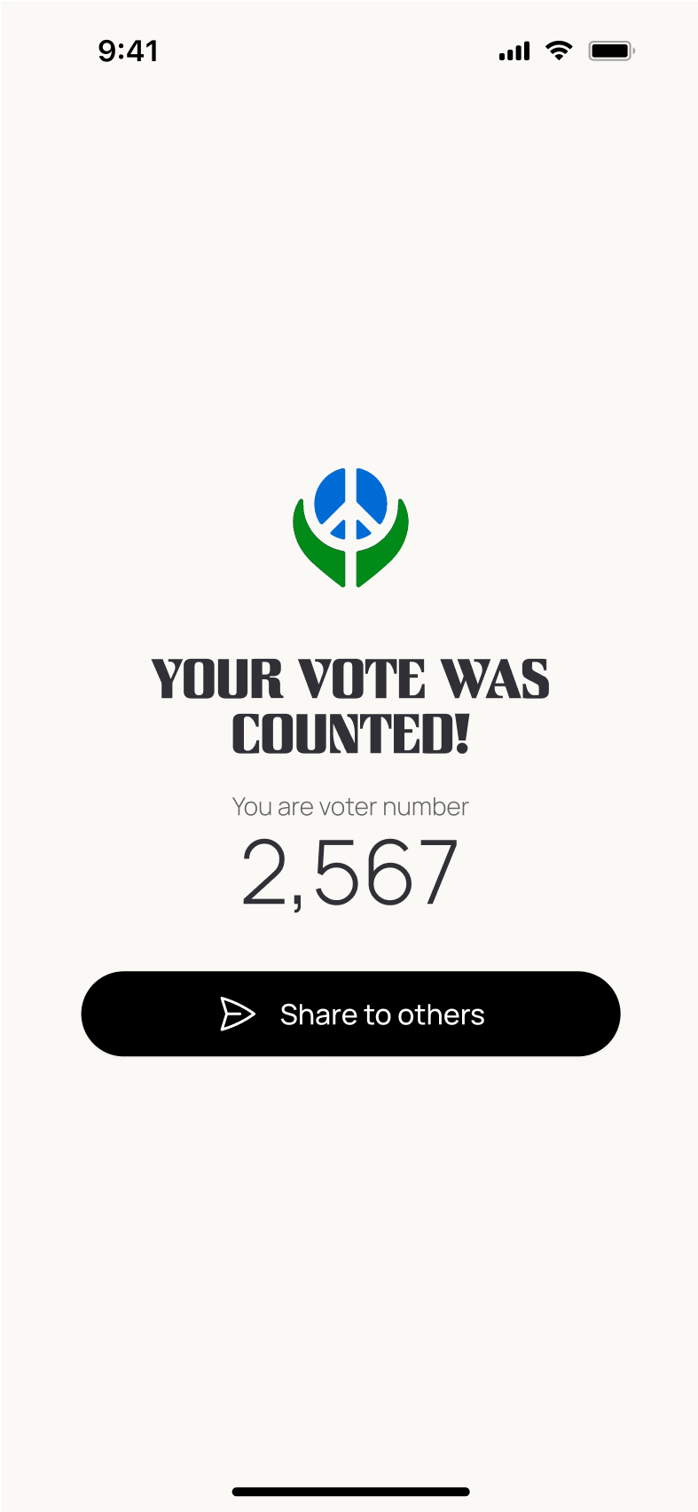 Vote Submitted