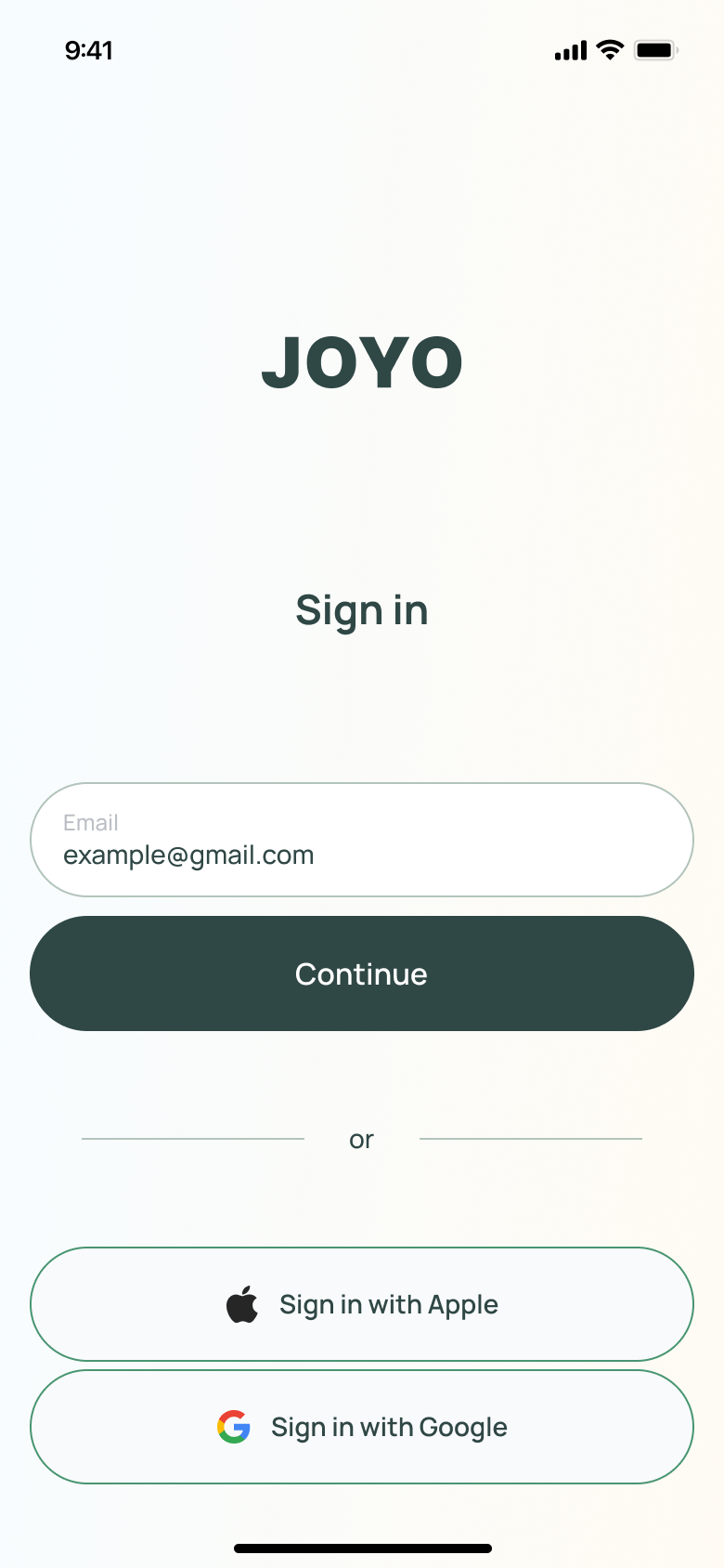 Sign In